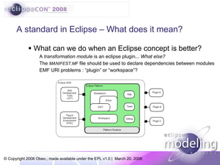 QVT & MTL In Eclipse