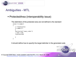 QVT & MTL In Eclipse