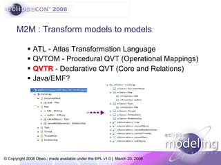 QVT & MTL In Eclipse