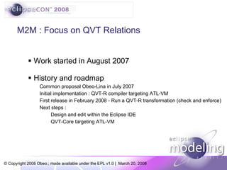 QVT & MTL In Eclipse
