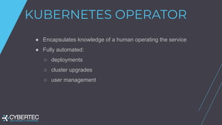 Deployment of PostgreSQL inside of Kubernetes with High Availability | PDF