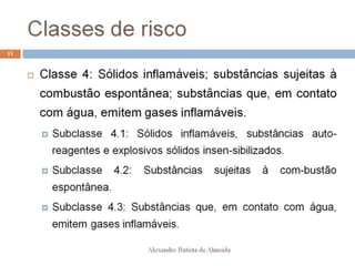 Aula 207   transporte - classes de risco
