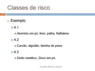 Aula 207   transporte - classes de risco