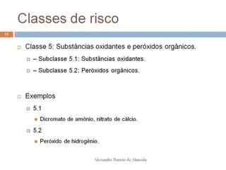Aula 207   transporte - classes de risco
