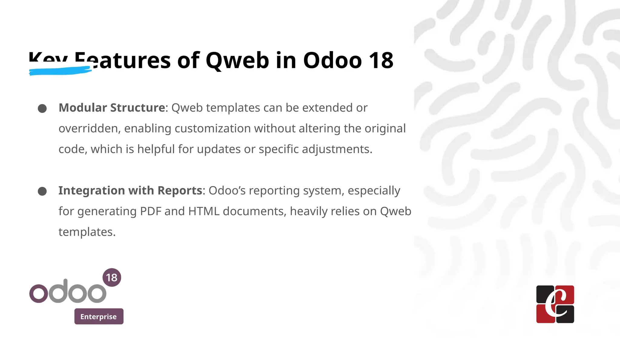 Qweb Templates and Operations in Odoo 18 | PPTX