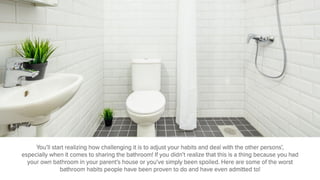 People’s Worst Bathroom Habits Revealed!