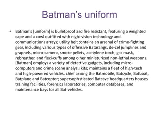Batman | PPTX