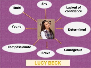 Timid Courageous Young Shy Determined Brave Lacked of confidence Compassionate 