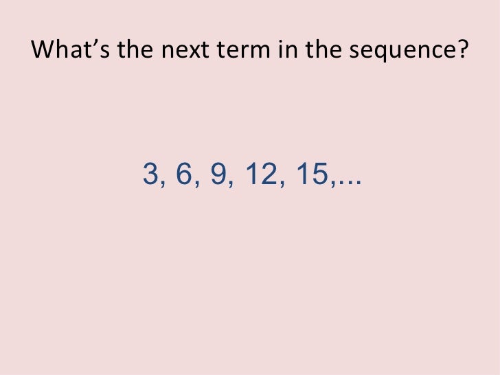 Qwizdom Year 9 Maths Sequences