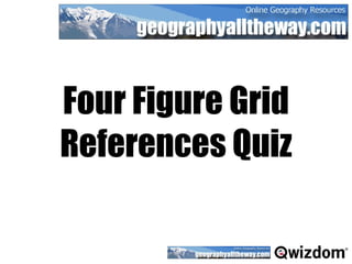Four Figure Grid References Quiz 