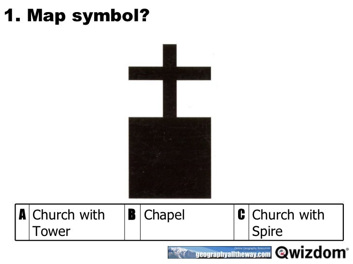 Church With Tower Map Symbol