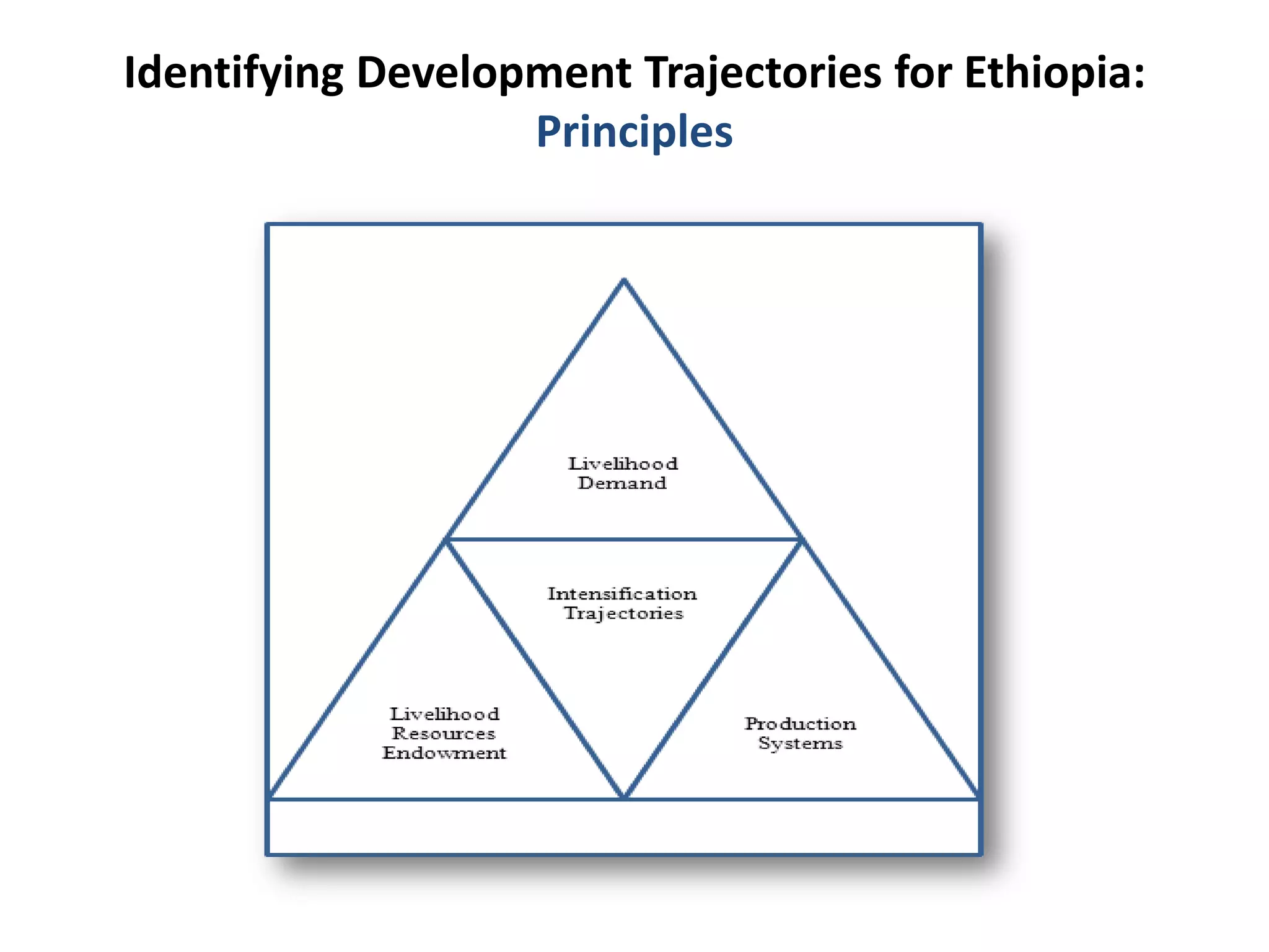 Identifying Development Trajectories for Ethiopia:
                   Principles
 