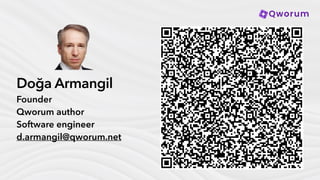 Doğa Armangil
Founder
Qworum author
Software engineer
d.armangil@qworum.net
 