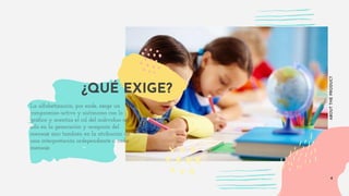 ¿QUÉ EXIGE?
La alfabetización, por ende, exige un
compromiso activo y autónomo con lo
gráfico y acentúa el rol del individuo no
sólo en la generación y recepción del
mensaje sino también en la atribución de
una interpretación independiente a cada
mensaje.
ABOUTTHEPRODUCT
4
 