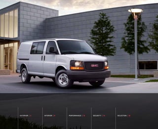 EXTERIOR | 2 INTERIOR | 8 PERFORMANCE | 12 SELECTION | 16SECURITY | 14
 