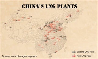 Document
Name:
2012 China's LNG Plants Map
Document
Brief:
Locations of China's 168 existing, constructing and planning LNG liquefaction plants recorded in China Natural Gas Map 5, Project Directories and Reports published by ARA
Research & Publication.
Published
Year:
2012
Data
Source:
China Natural Gas Map, Project Directories and Reports
Source
Website:
www.chinagasmap.com
Related
Data:
China Petroleum Map, Project Directories and Reports
Related
Website:
www.chinapetroleummap.com
 