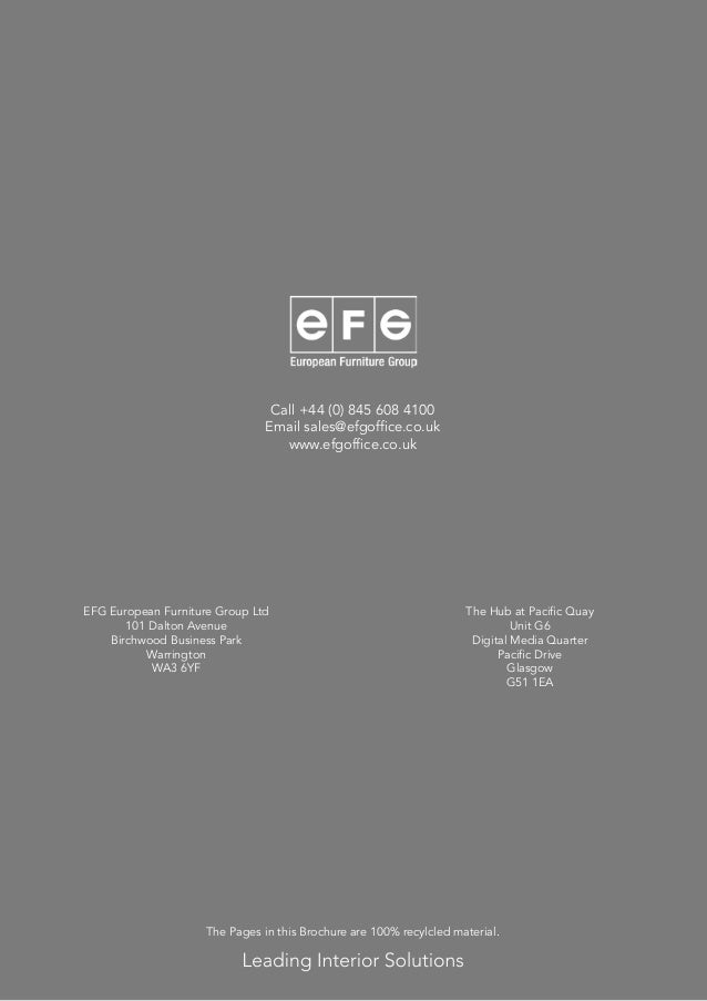 European Furniture Group Activity Based Working Interior