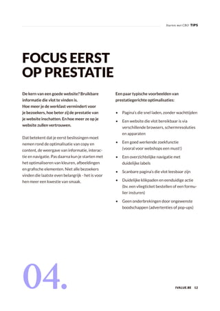 Conversion rate optimisation