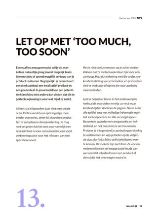 Conversion rate optimisation