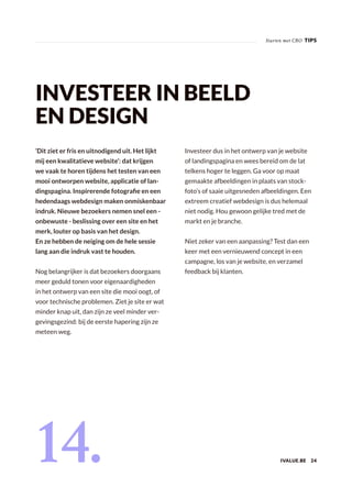 Conversion rate optimisation