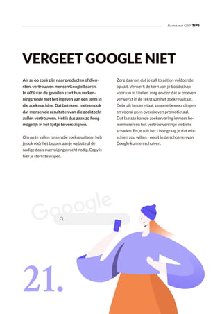 Conversion rate optimisation