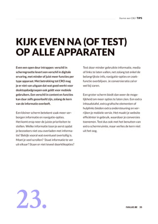 Conversion rate optimisation