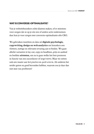 Conversion rate optimisation