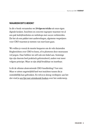 Conversion rate optimisation