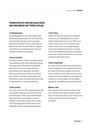 Conversion rate optimisation