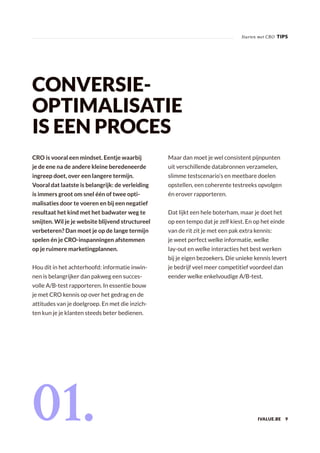 Conversion rate optimisation