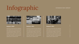 Income in 2020
Proactively envisioned stores into multimedia
based expertise and cross based stares media
stars media growth strategies. Interactively in
coordinate proactive commerce stores on pay
thinking a pursue scalable customer on based
more shape. Proactively in envisioned growth
expertise and cross-media for books.
Income in 2021
Proactively envisioned stores into multimedia
based expertise and cross based stares media
stars media growth strategies. Interactively in
coordinate proactive commerce stores on pay
thinking a pursue scalable customer on based
more shape. Proactively in envisioned growth
expertise and cross-media for books.
Income in 2022
Proactively envisioned stores into multimedia
based expertise and cross based stares media
stars media growth strategies. Interactively in
coordinate proactive commerce stores on pay
thinking a pursue scalable customer on based
more shape. Proactively in envisioned growth
expertise and cross-media for books.
Infographic E X P A N D I N G Y O U R C O M P A N Y
W
W
W
.
Q
Y
R
O
Z
A
.
C
O
M
 