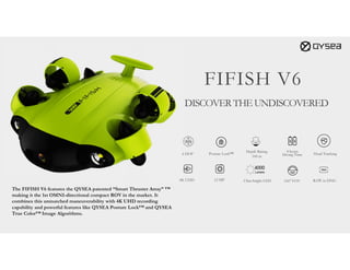 Qyesea Rov QYSEA- Product Overview | PDF