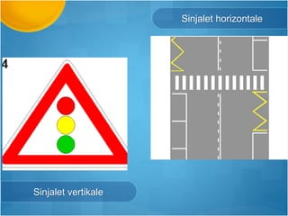 Sinjalet horizontale
Sinjalet vertikale
 