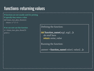 Class 7a: Functions | PDF