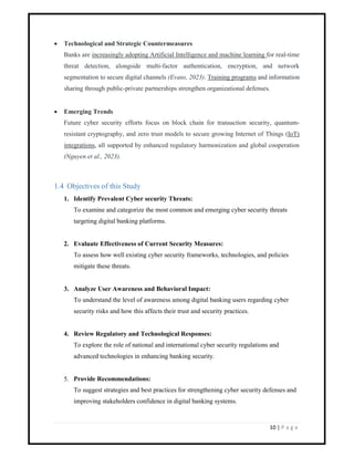 Introduction to Cyber Security in Digital Banking | PDF