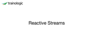 Reactive Streams
 