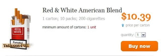 Red and White cigarettes