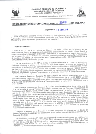 Sub coordinador Regional de la Comis.  Ev. Reubicación docente 2014