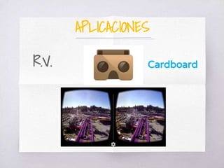 APLICACIONES
R.V. Cardboard
 