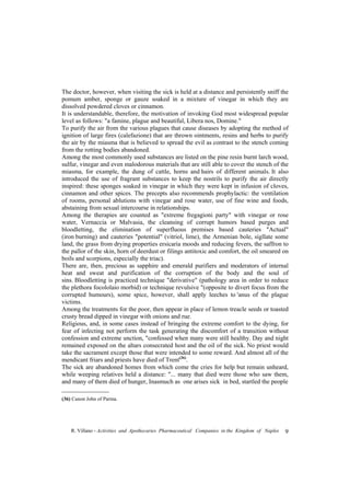 Miasma Example R. Villano - Apothecaries in the Kingdom of Naples (P. 6) | PDF