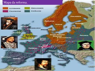 Mapa da reforma.
 