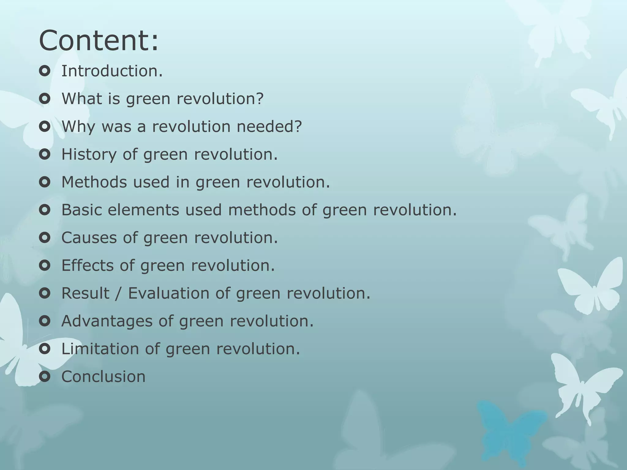 R.P Maurya Green Revolution | PPTX