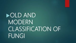 R.P Maurya ppt on CLASSIFICATION OF FUNGUS | PPTX
