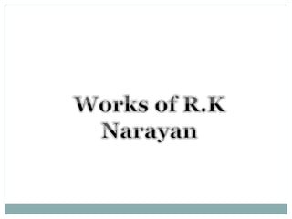 RK NARAYAN BIOGRAPHY IN ENGLISH PROJECT visual data 7