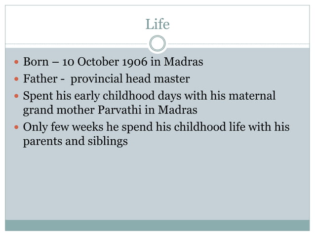 RK NARAYAN BIOGRAPHY IN ENGLISH PROJECT visual data 7