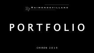 R. VILLANO - Portfolio vol. 1 (portrait)