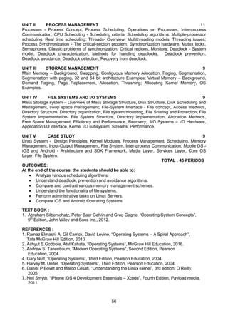 2017 BE CSE Syllabus Anna University Affiliated Colleges | PDF