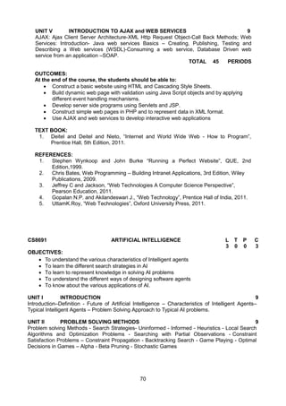 2017 BE CSE Syllabus Anna University Affiliated Colleges | PDF