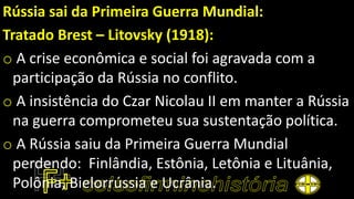 1ª Guerra Mundial (1914-1918) | PPT
