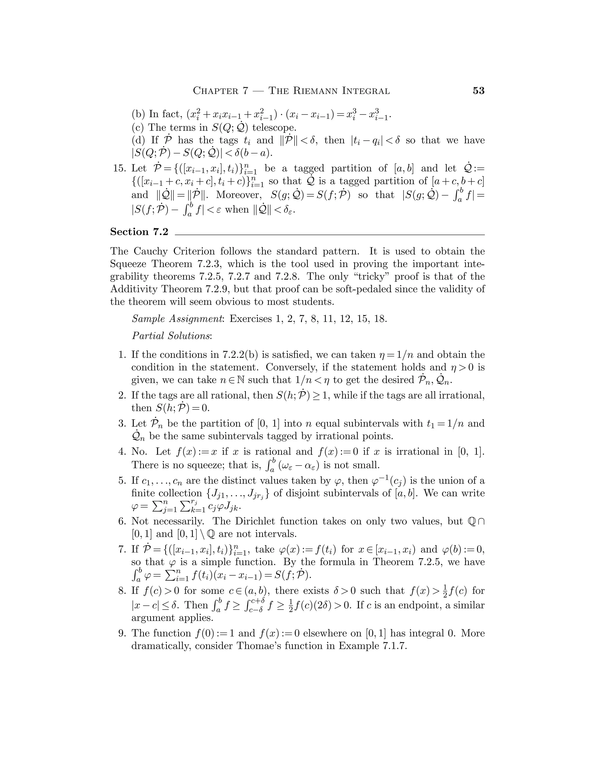 = 2, the limit is 4. Note that Theorem
4.2.4(b) cannot be applied here.
(c) The quotient equals x + 2 for x  